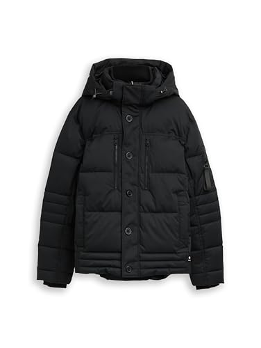 Tom Tailor Herren Pufferjacke mit Abnehmbarer Kapuze – Ansicht 5