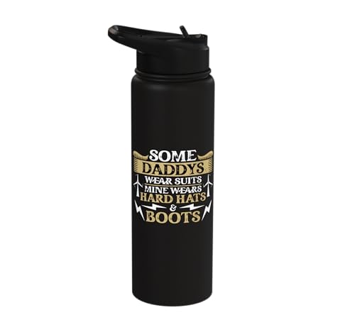 Some Daddys Wear Suits Windmill Operator Wind Turbine Tech Stainless Steel Insulated Water Bottle