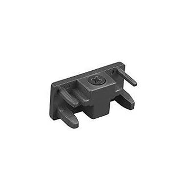 WAC Lighting H-ENDCAP-BK H Track End Cap, Black by WAC Lighting