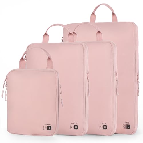EPICKA 4-Pack Ultra-Light Compression Packing Cubes