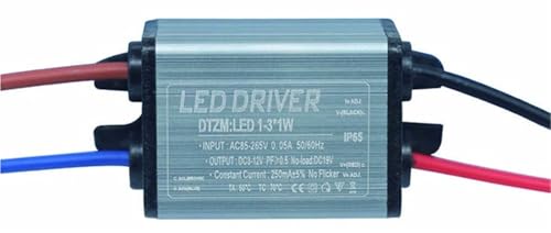 Controlador LED corriente constante 12-25W impermeable IP65 fuente alimentacion bombilla