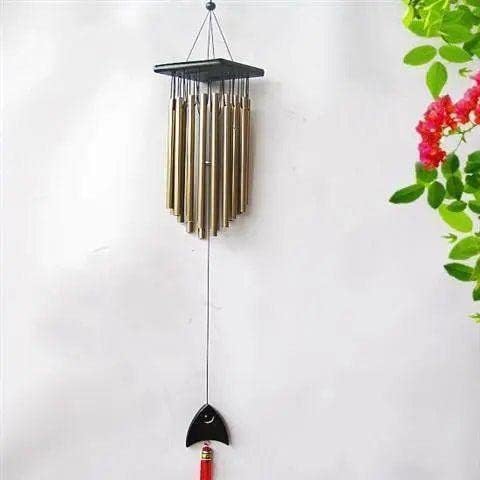 Miniatura 3 de Campanillas de viento de 47.24 pulgadas, coloridas, para el jardín, al aire libre, grandes, color plateado