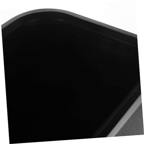 Caneca de basura plástica rectangular negra HEALLILY miniatura 6