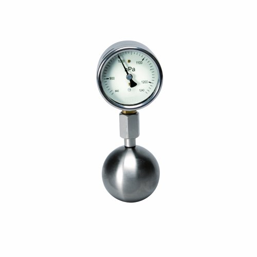 Image of 3B Scientific Jolly's Bulb and Gauge, 840 - 1240 hPa Manometer, 60mm Hollow Ball Diameter