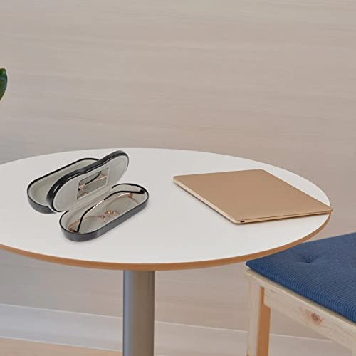 Healifty Estojo de óculos duplo de uso duplo caixa de óculos portátil estojo de óculos (preta)