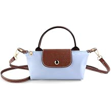 Mini Crossbody Bags for Women, Top Handle Small Crossbody Purse with Adjustable Strap, Nylon Small Handbags