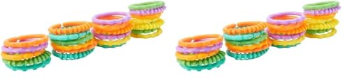 Image of Bright Starts Lots of Links Rings - for Stroller or Carrier Seat - BPA-Free 24 Pcs, Ages 0 Months Plus (Pack of 2)