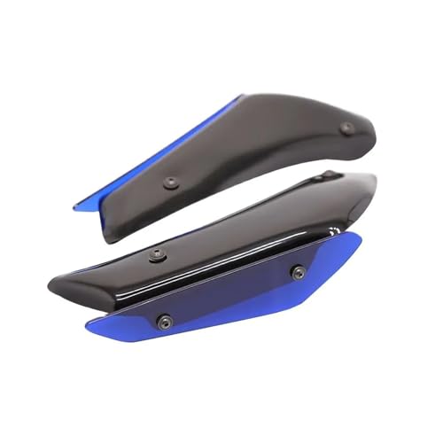 Spoiler aérodynamique bleu Suzuki GSXR600 améliore appui et stabilité moto