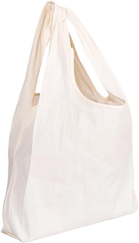 Tote Bags Folding Package Handbags Canvas bags Reusable Cotton Single Shoulder Bag Shopping Check Female Fold