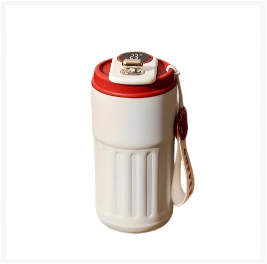 Image of Personalized Coffee Tumbler with Name, Double Wall Insulated Customized Travel Mug with Lid, Coffee Mug for,Men Valentine Day Gifts, Corporate Gifts for Employee (Red)