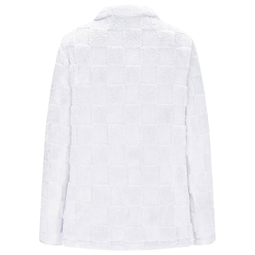 Women Long Sleeve Loose Fit Jackets Outfit for Women Neck Thermal Fuzzy Plain Winter Fall 2025 Trendy Y2K3