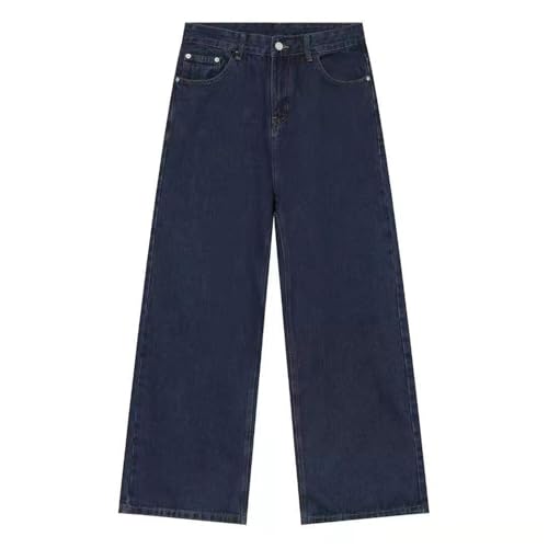 Men's Denim Jeans Korean Style Casual Loose Wide Leg Commuting Daily Wide Leg Pants for Men