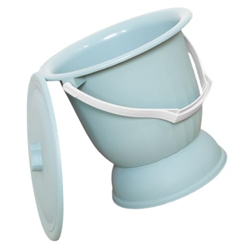 Pot de chambre portatif en plastique PP 4,5L avec couvercle anti-odeur