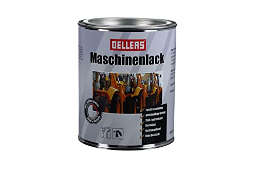 Laque de finition pour machines, 1 litre, RAL 3003 rouge rubis, peinture pour machines agricoles, peinture industrielle universelle pour le fer, l‘acier ou le bois