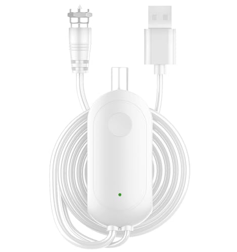 TV Antenna Signal Booster with 4G/5G Filter – Adjustable Gain & Timer, USB-Powered HDTV Amplifier for Indoor/Outdoor Digital Antennas, 15–20dB Boost, Low Noise, Enhanced Signal Clarity