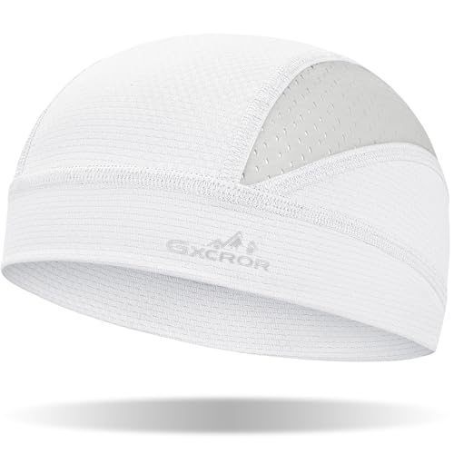 Image of GXCROR Cooling Skull Cap for Men Women Sweat-Wicking Breathable Mesh Liner for Helmets, Summer Cycling Motorcycle