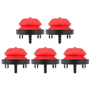 Briny River Lot de 5 Ampoules D'amorçage pour Tondeuse à Gazon Compatible avec Hyundai HYM530SPR HYM510SP Et HYM460SPE