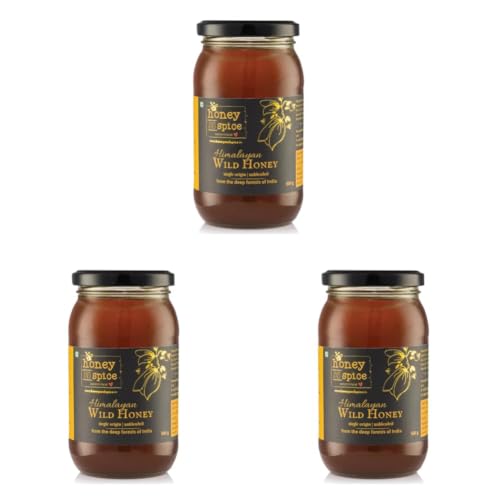 Image of Honey and Spice Wild Honey (500g) | Single Origin Himalayan honey From the forests of Jim Corbett National Park With No Added Preservatives | 100% Raw and Pure | Unpasteurized | Natural & Unprocessed | No Added Sugar