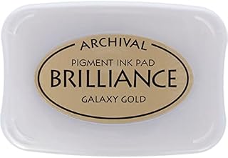 Tsukineko BR000091 Brilliance Galaxy Pad, Gold Ink