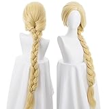 monoii ウィッグネット付き ラプンツェル ウィッグ コスプレ ハロウィン プリンセス 付け毛 金髪 ロング かつら