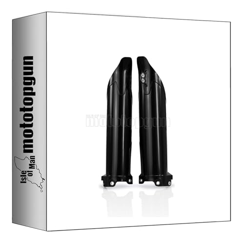 Couvercle fourche noir idéal pour le remplacement sur Kawasaki KX 250 F