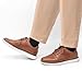 Oxford Shoes for Men Casual Dress Sneakers Laces Leather Lightweight Shoelaces Strap Breathable Prom Walking Work Wedding Business Fashion Brown Size 10