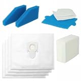 AreoSe Zubehör Set kompatibel mit Thomas Aqua + PET Family, Staubbeutel Filter Ersatzteile für Staubsauger Saugroboter Pflege
