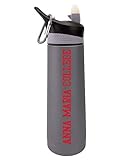 The Fanatic Group Personalized Anna Maria College Dual Walled Stainless Steel Sports Bottle, Design-1 - Silver