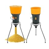 ZHDPYHDD 1300W Getreidemühle Elektrisch 50L, Hochleistungs Gewürzmühle mit 5 Sieben, Kupferkern-Motor 400kg/h, Dreibein-Design, für Trockene Körner Mais Weizen, Haushalt & Kleine Bauernhöfe