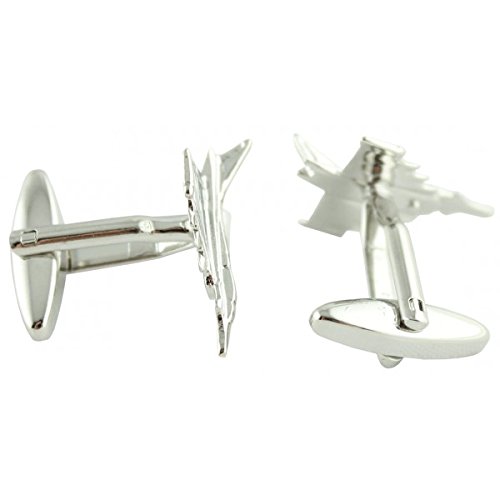 Gemelos Avión Mirage 2000 accesorios de camisa formal y moda militar 3