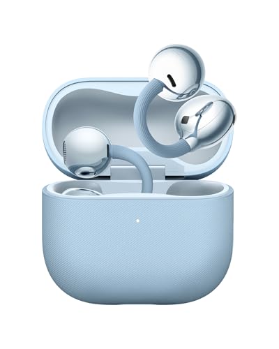 HUAWEI FreeClip 2 Wireless Earphones Bluetooth Earbuds C-bridge Design Adaptive Open-ear Listening Crystal-clear Call 38 Hours Long Battery Life iOS & Android Blue Exclusive 12-Month Care+