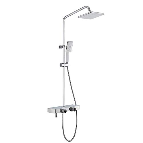 Ensemble de robinets de douche mitigeur pour colonne murale