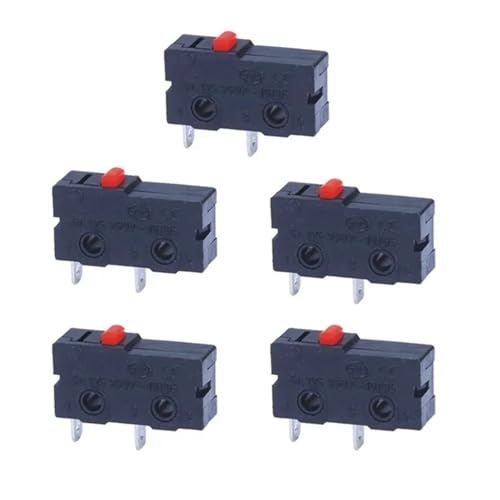 Interruptor ZW12-A-1 1NO1NC microinterruptor de 2 pines 5A 250VAC de 10x20mm