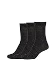 Camano Damen Socken 3er-Pack ca-soft wool anthracite melange 39-42