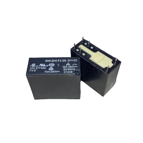 Relais 2 pièces 6 broches 894H-2AH1-FS U04 24V CC 12A pour circuit imprimé