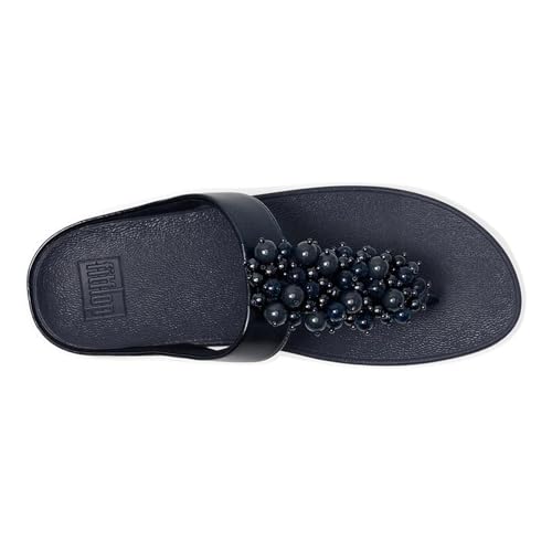 Image of FitFlop Fino Bauble-Bead Toe-Post Sandals