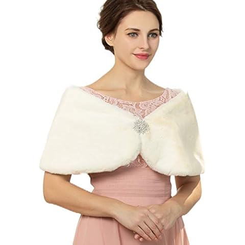 IYOU Novia Boda Piel Estola Cover