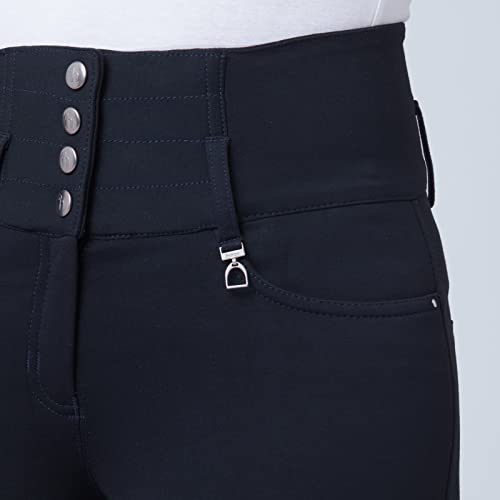 Horze 36091-VDB-38 Women'S Tara Full Seat Silicone Grip Breeches thumb #7