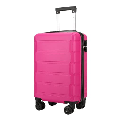 MALA DE VIAGEM BORDO PEQUENA ABS CRUZEIRO SANTO AMARO 236 CADEADO INTEGRADO RODAS GIRO 360º ROSA