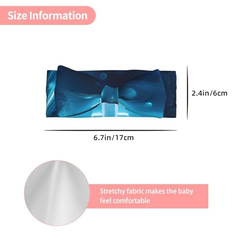 Science Fiction Future Baby Bow Headband, Soft Baby Bow Hair Accessory For Newborn Babies, Toddlers, Kids.3