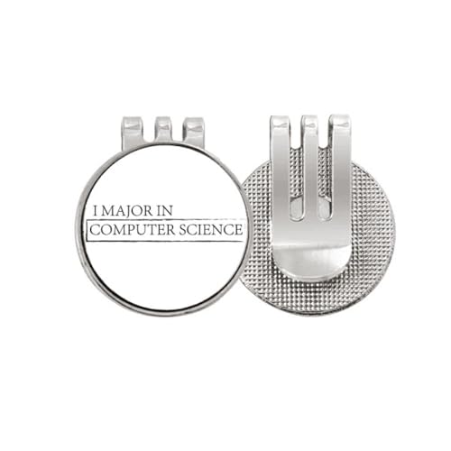 Marcador de pelota de golf esmaltado con clip magnético no/no de lujo