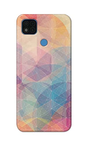 Image of Printed Hard Back Cover Case for Mi Poco C31 Back Cover (Crumpled Paper Design) -1803