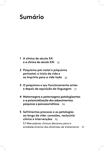 Clinicar na Atualidade: Sofrimentos Precoces e Patologias ao Longo da Vida