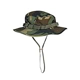 Verstellbarer Kinnriemen Mil-Tec Herren Hut, Woodland, XXL