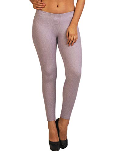 Frenchtrendz Women's Skinny Fit Mid Rise Stretchable Cotton Spandex Jegging Pull On (XS-4XL)