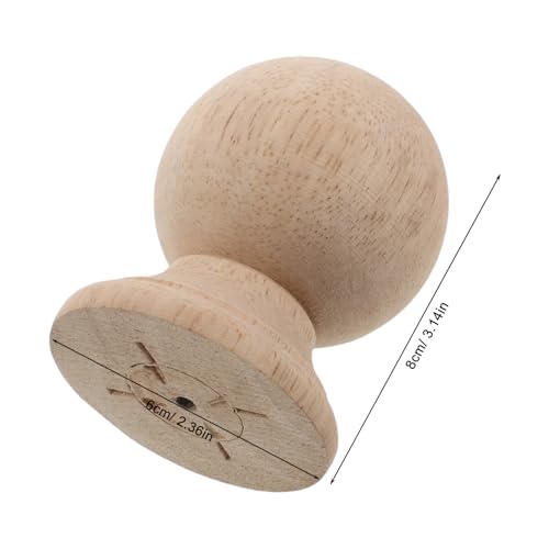Balaustres y postes de jardín renovados con el remate decorativo de madera natural 3
