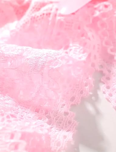 Image of Avidlove Women Lace Panties Sexy Thong Underwear Floral Lace Briefs | Womens sexy panty with Cute Bow Center Low Rise Underwear Mesh Hollow Out G-String 1-4 Pack
