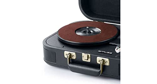 Muse MT-201 GLD Noir Tourne-Disque Stéréo/USB/Bluetooth - Les Beatles, Paul McCartney, John Lennon, RIngo Starr, George Harrison Muse MT-201 GLD Noir Tourne-Disque Stéréo/USB/Bluetooth – Image 4