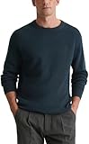 Marc OߴPolo Men's Regular Fit Round Neck Knitted Jumper, Blue (Dark Navy), S