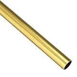 DFDPAXL H62 Brass Tube OD 9Mm, Metal Copper Hollow Tube Length 500Mm Wall Thickness 0.2-2Mm Suitable for Industry, Gardening Products,9×0.5×500mm